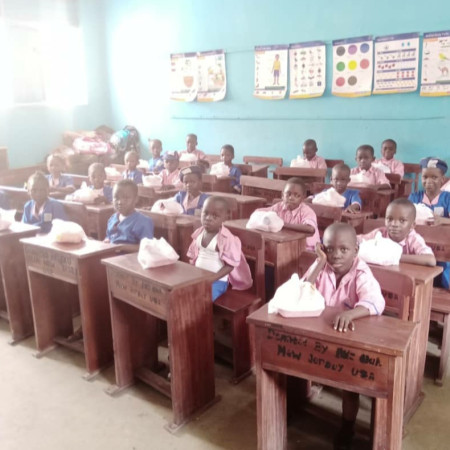 school chairs and tables