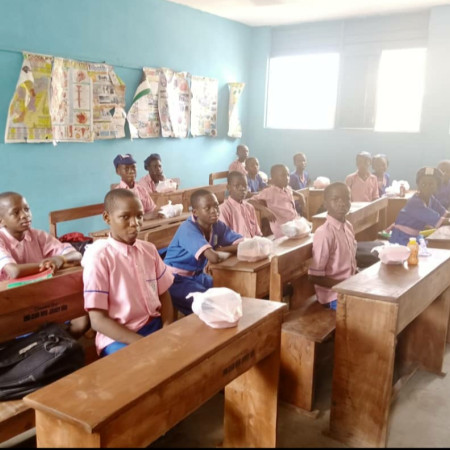school chairs and tables