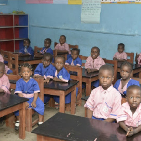 school chairs and tables