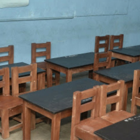 school chairs and tables