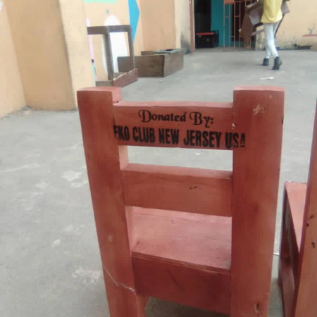 school chairs and tables